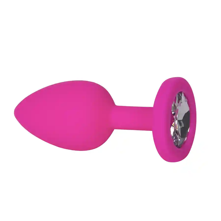 Plug Anal Pink Con Joya Talla S