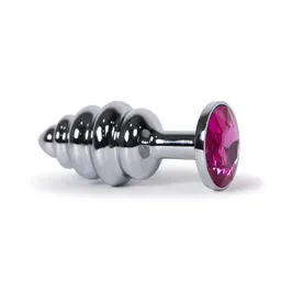 Plug Anal Metalico Gem Drill Fucsia