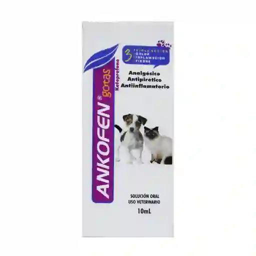 Ankofen Antiinflamatorio en Gotas para Perros y Gatos