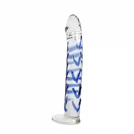 Dildo de Vidrio Classi Blue Glass