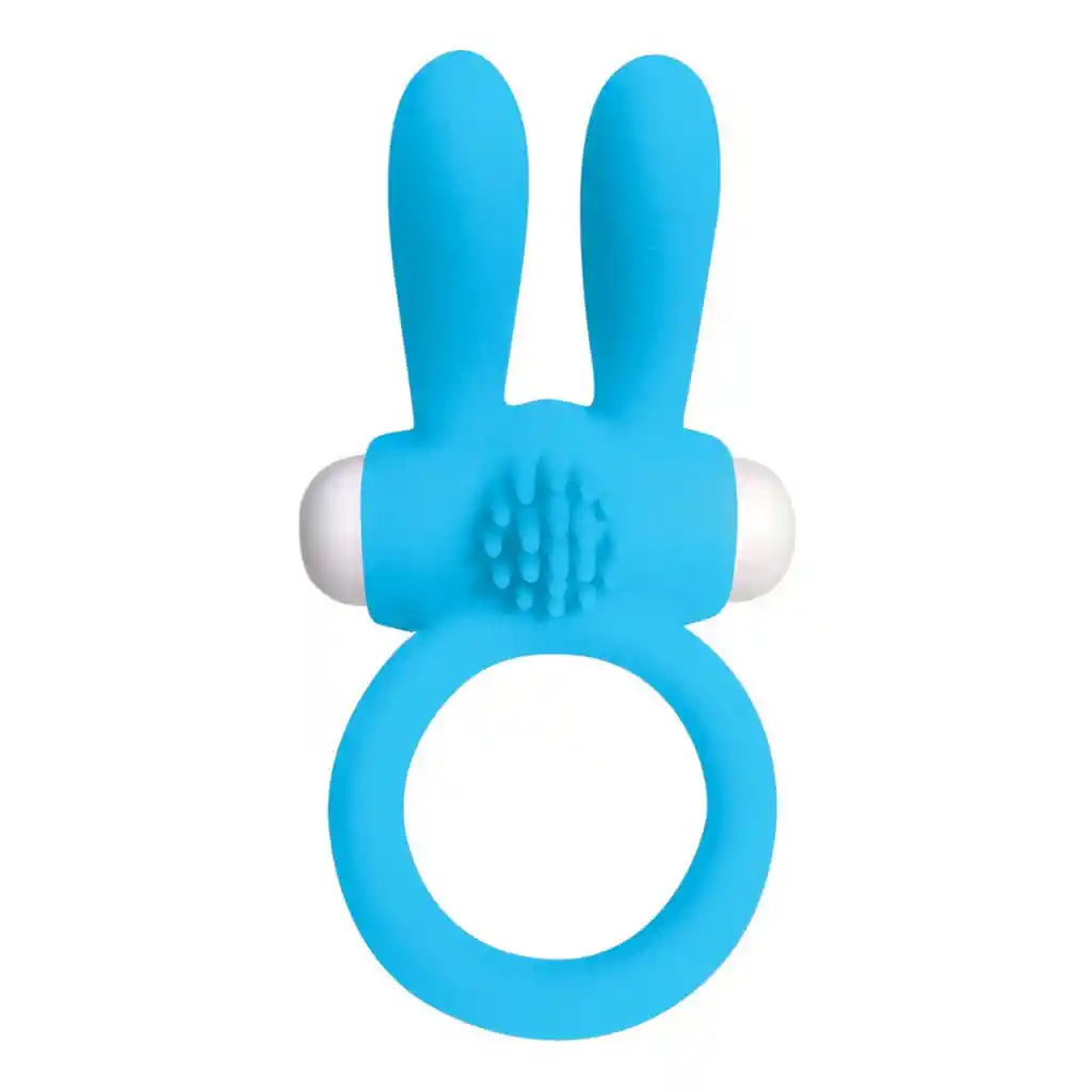 ANILLO VIBRADOR RETARDANTE CONEJO NEON