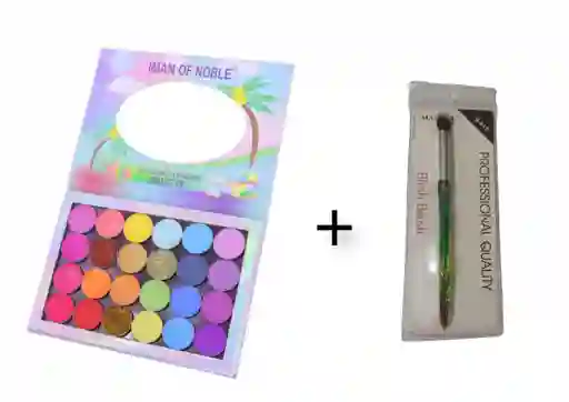 Maquillaje Sombras X 24 Holiday Party + Brocha Dia De La Mujer