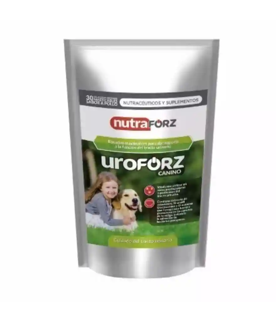 UROFORZ CANINO X 30 MASTICABLES SABOR A POLLO