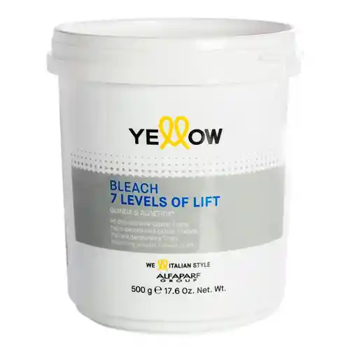 Yellow Polvo Decolorante Bleach 7 Leavels Of Lift De 500G