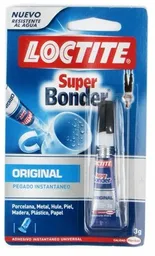 Pegamento instantaneo super bonder