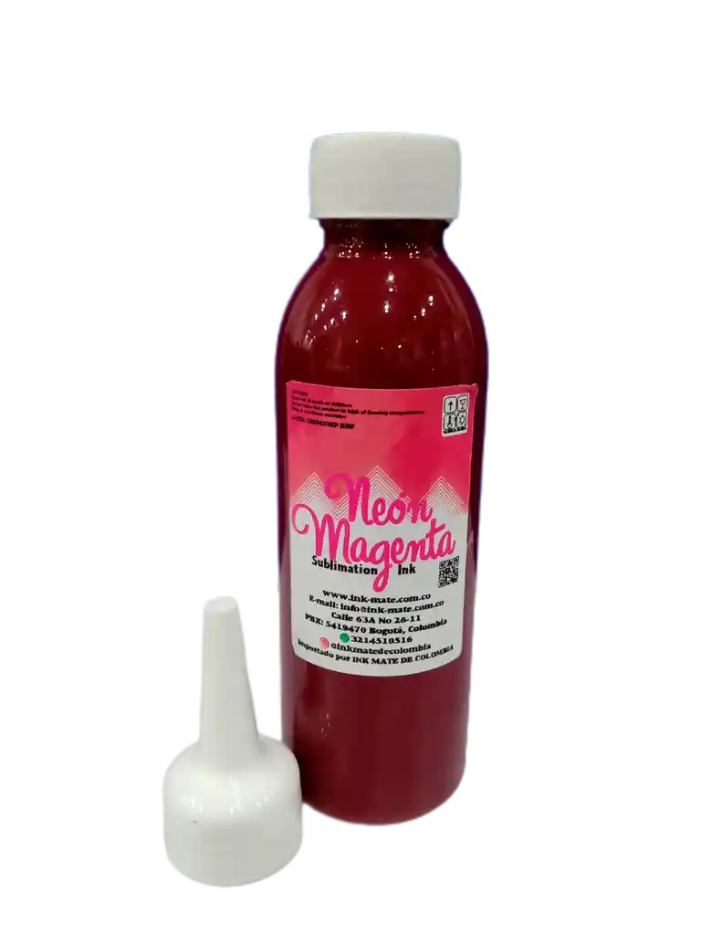 Tinta Para Sublimación Neón Por 120 Ml - Magenta Neón 