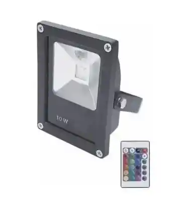 Reflector Led 10w Rgb Multicolor Intemperie Exteriores