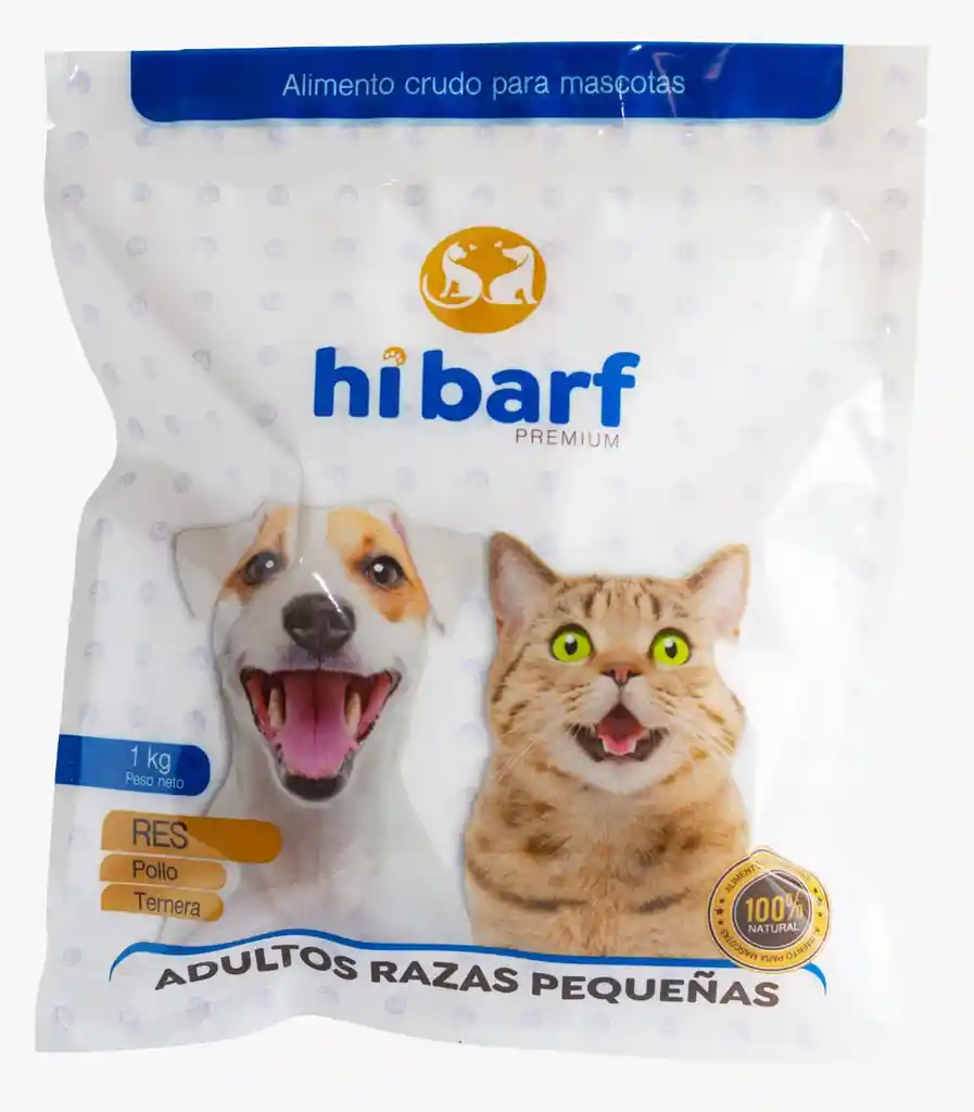  Alimento  Raza S Pequenas Pollo. Ternera. Res 1 Kilogramo 