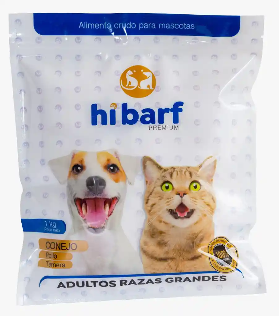 Alimento  Raza S Grandes Pollo. Ternera. Conejo 1 Kilogramo 
