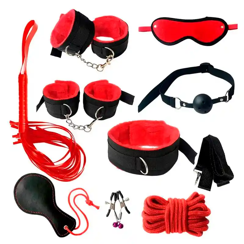 Kit Sado 10 Piezas Rojo