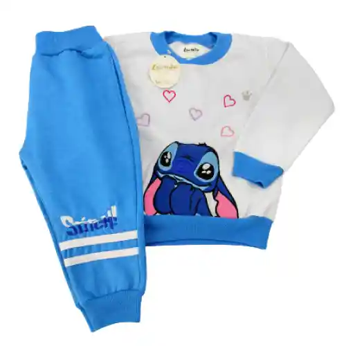 conjuto sudadera stich