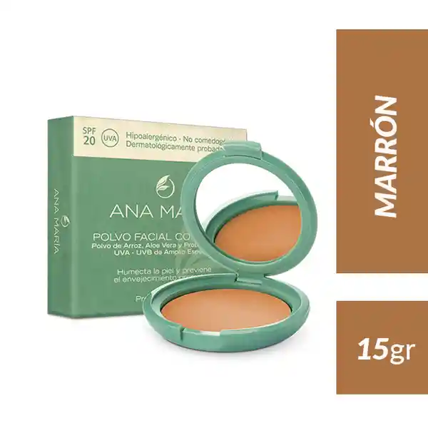 Ana Maria Polvo Compacto Marrón 15 G