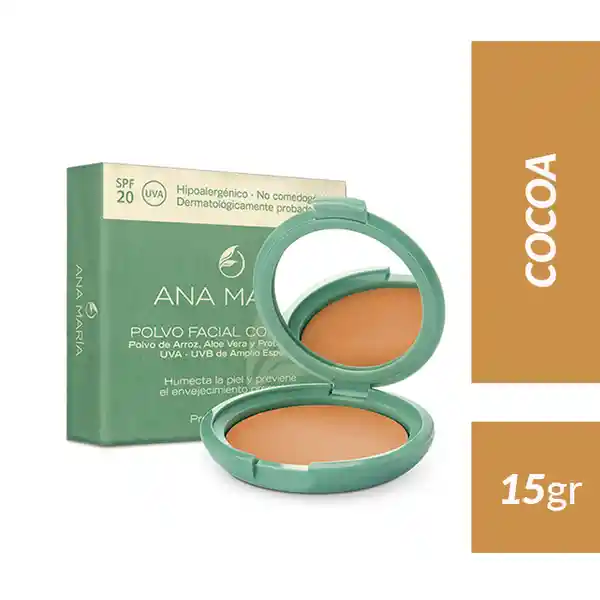 Ana Maria Polvo Compacto Cocoa 15 G