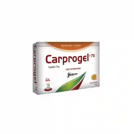 Carprogel Tabletas (75 Mg) Sabor a Pollo
