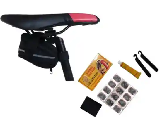 Kit Antipinchazo Parche Bolso Bicicleta