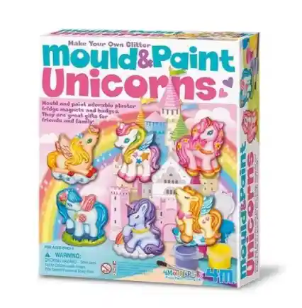 Kit Para Pintar Unicornios Prendedores Imanes Manualidades