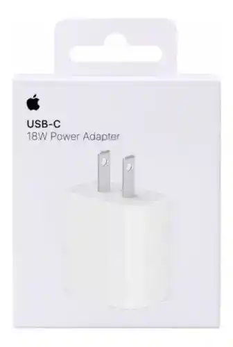 Adaptador Carga rapida iphone 18w