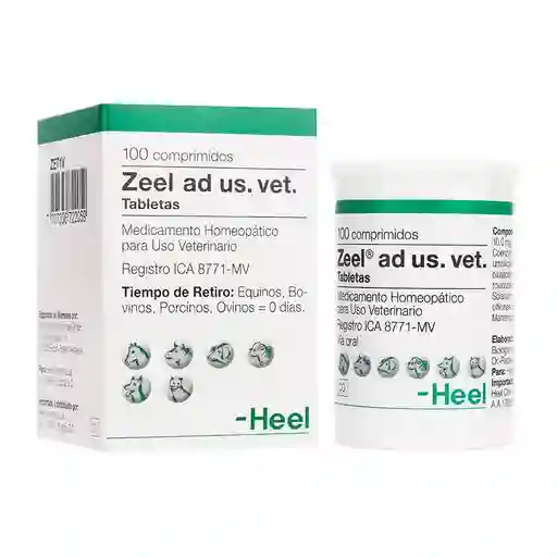 Zeel Ad Us VetX 100 Comprimidos