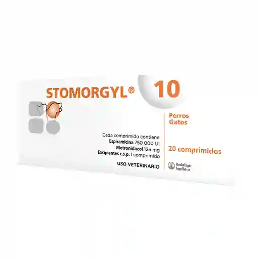 Stomorgyl 10 X 20 Comprimidos
