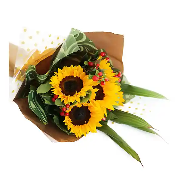 Bouquet de girasoles