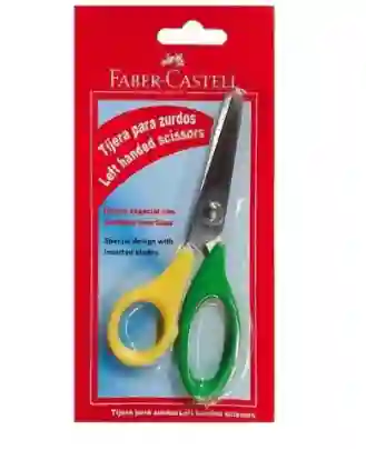 Faber Castell Tijeras Escolar Para Zurdos