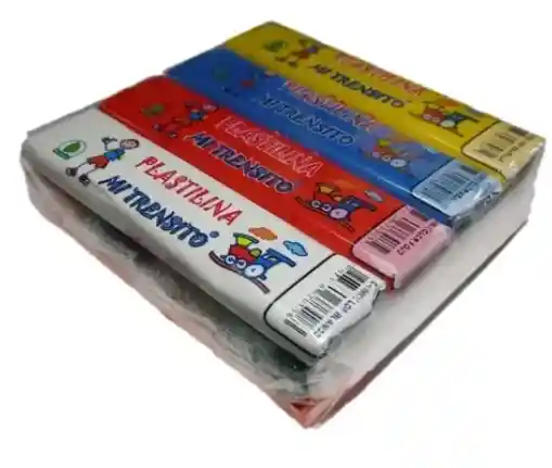 Plastilina En Barra Mi Trensito Surtida 55gr X12u