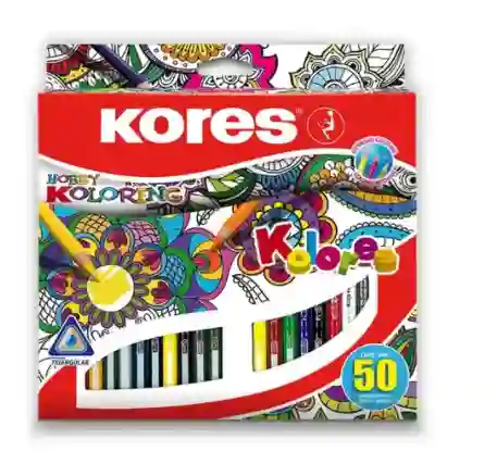 Kores Colores Triangulares X 50 Piez