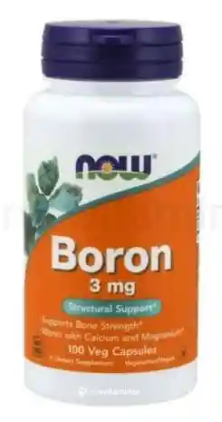 Boron 3 mg Pote x 100 Cápsulas Vegetales