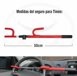 Seguro de Bastón para Timón Carro