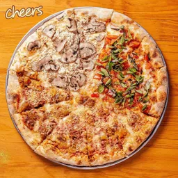 Combo pizza mediana 3 sabores