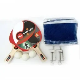 Set Raquetas Ping Pong 3 Pimpones Y Maya Miyagi