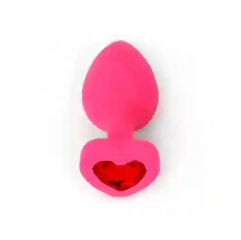 Plug Anal Silly Fucsia Rojo Talla S