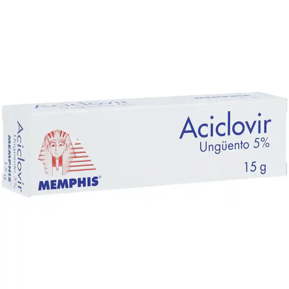 Aciclovir 5% 15g | Crema | Memphis | Unidad | Tópico