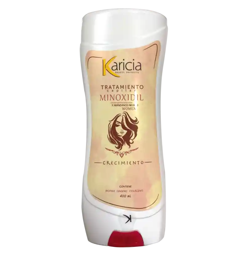 tratamiento karicia minoxidil mujer x400ML