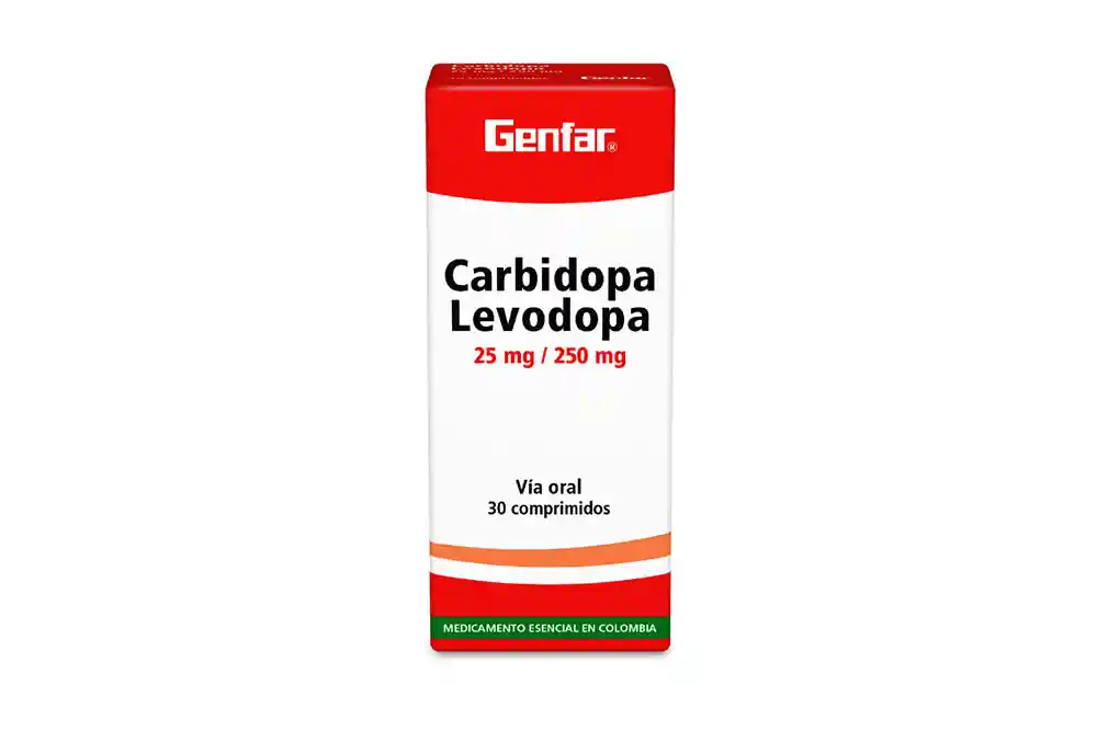 Genfar Carbidopa Levodopa 25Mg/250Mg | Tableta | | Unidad | Ora