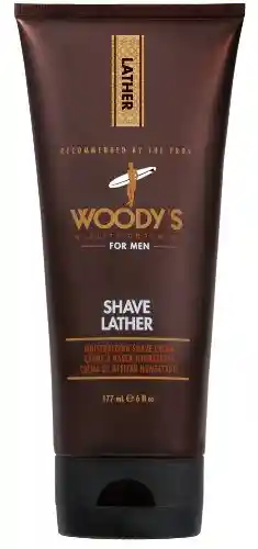 Woody de afeitado LATHER. 6 oz