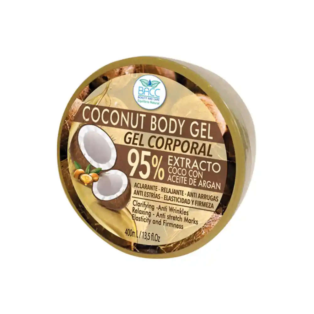 BACC Coconut Body Gel Gel Corporal X 400 Ml