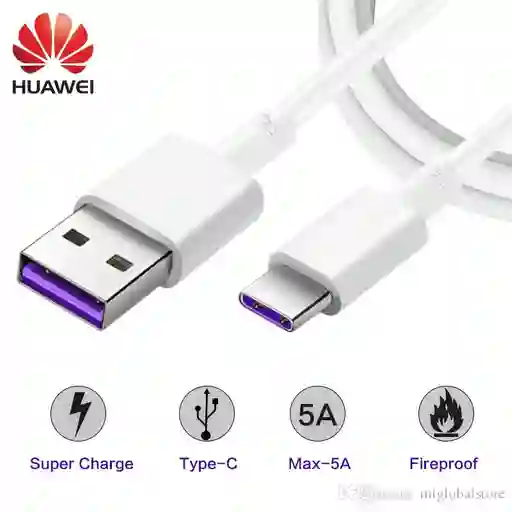 Huawei Cable De Datos Super Carga Conector Tipo C