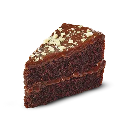 Porción torta  de chocolate