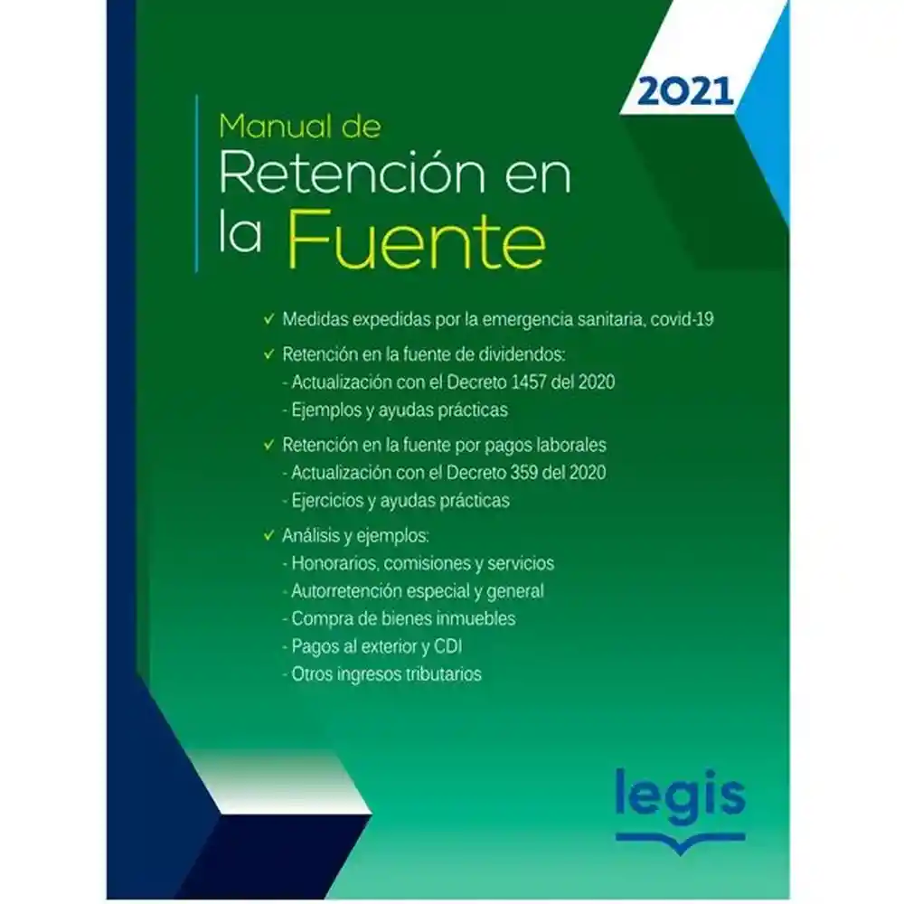 Manual de Retención en la Fuente 2021.LEGIS