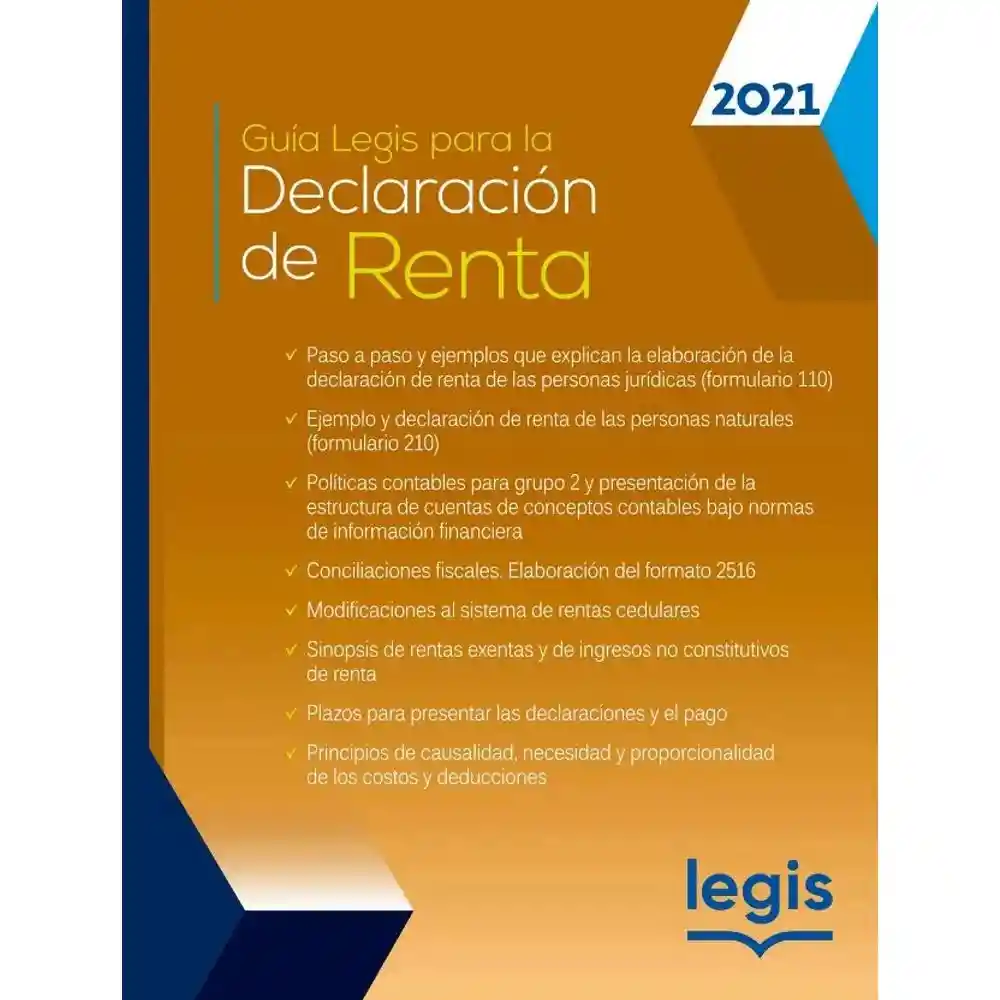 Guía Legis para Declaración de Renta - Libro | Edición 46 | 202