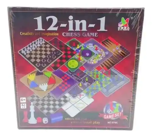 Juego De Mesa 12 En 1