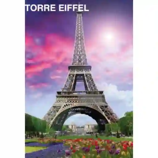 Rompecabezas 1000 Piezas Torre Eiffel Paris Francia Derigo