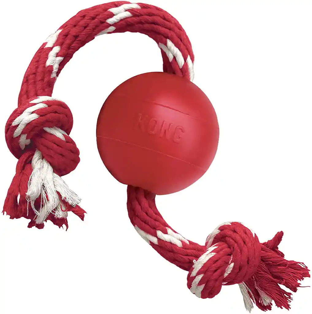 Kong ball con lazo small