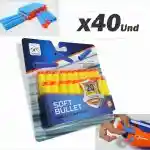 Nerf Balas Dardosboomco Chupas Pistola De Juguete X 40 Und