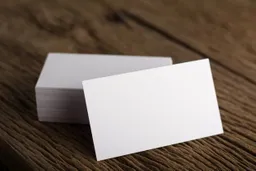 Tarjetas Blancas De Presentacion X 10