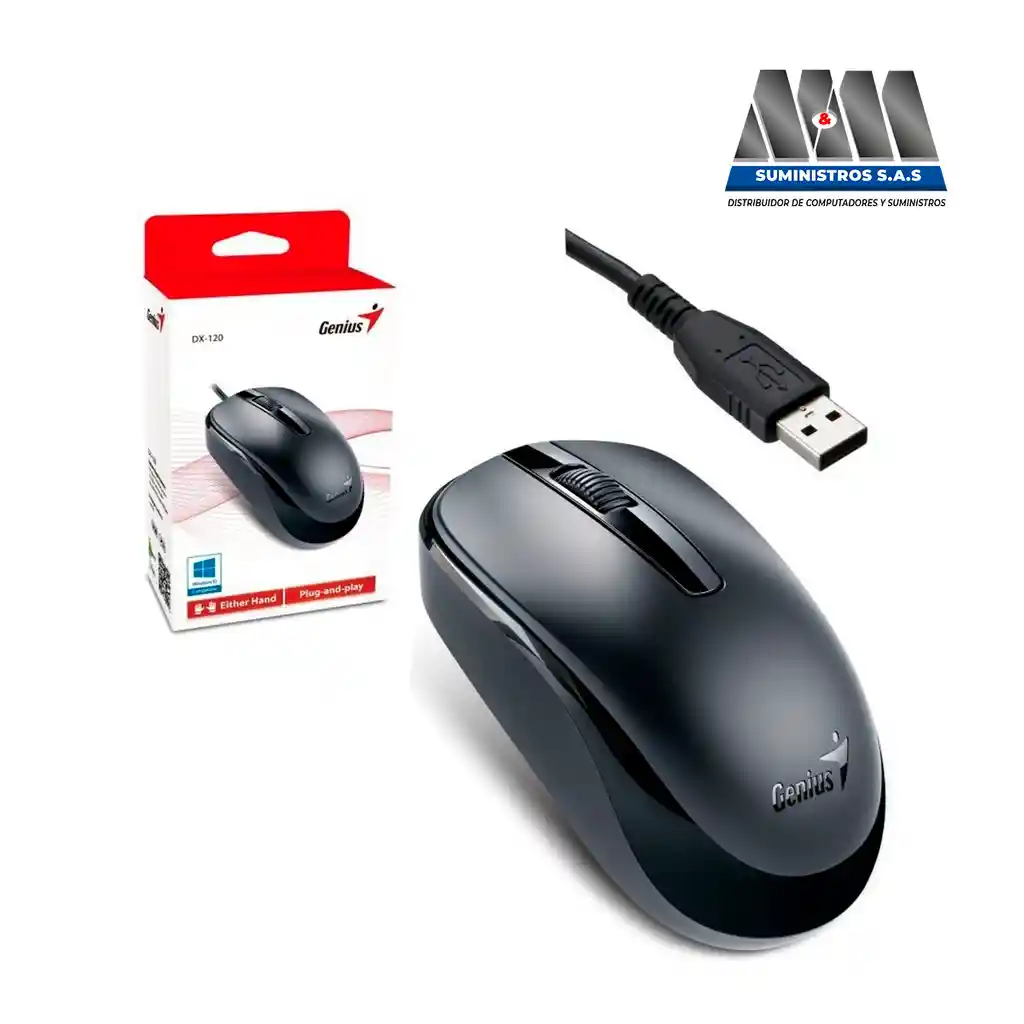 Genius Mouse Usb Dx-120 Negro