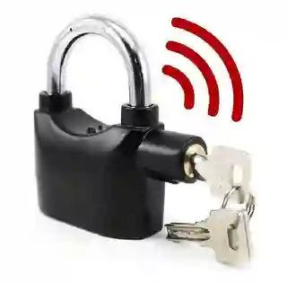 Candado De Seguridad Con Alarma Para Moto Y Puertas Sirena