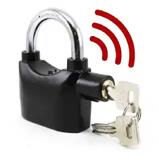 Candado De Seguridad Con Alarma Para Moto Y Puertas Sirena