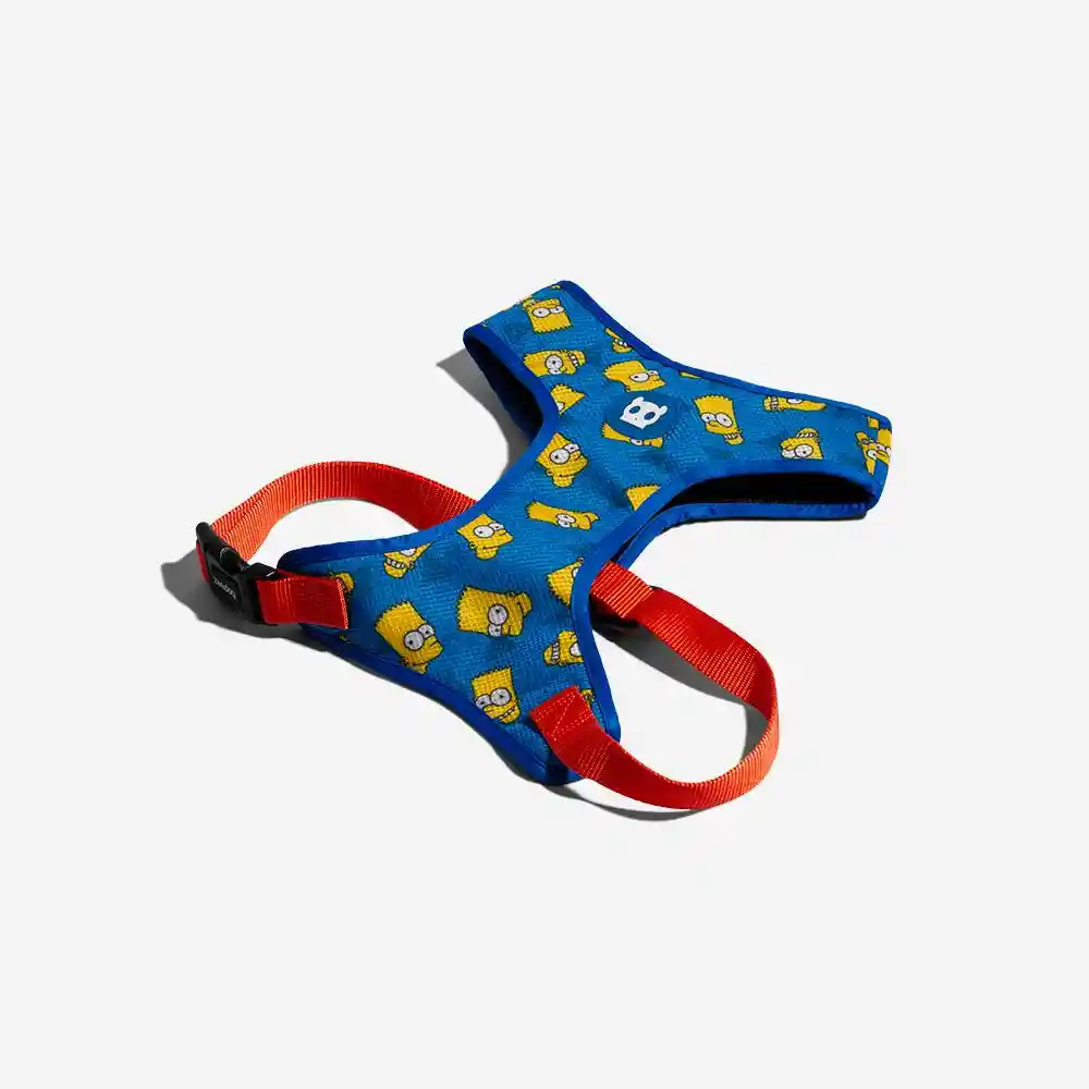 AIR MESH HARNESS ARNÉS PARA PERRO REF BART SIMPSON TALLA XS